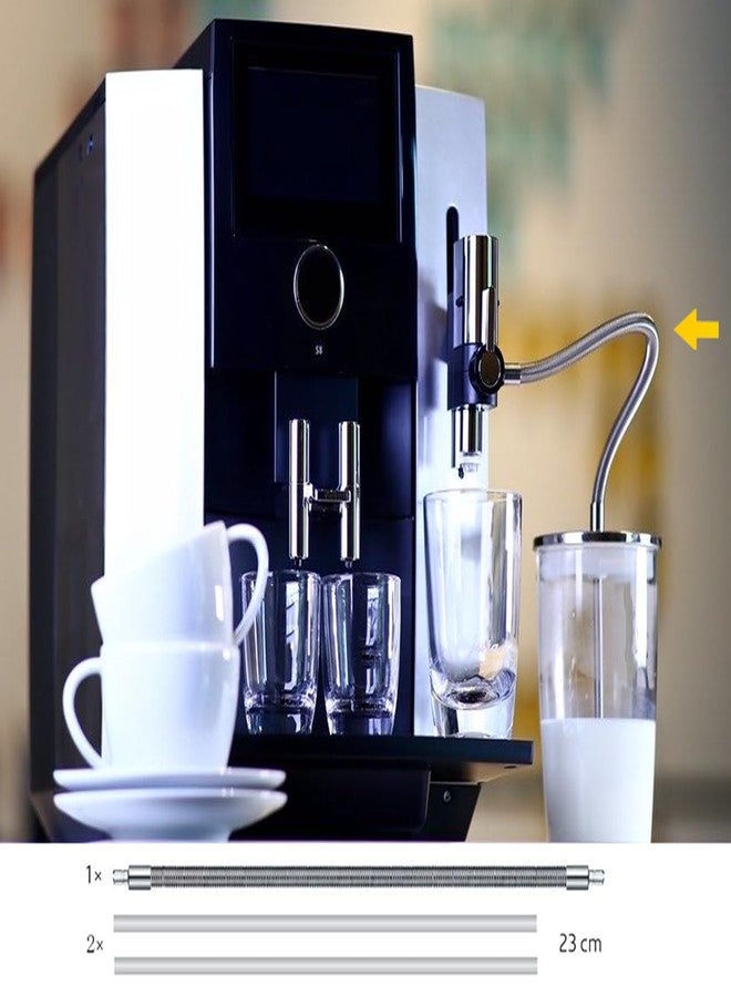 Brewvana Stainless Steel Milk tube HP3 Suitable for JURA coffee machines E8/S8/Z6/Z10/J6/Z8/X8/GIGA X3/X3c/X8/X8c Professional (Gen. II) milk system - Image 4